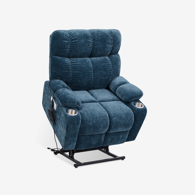 XDL91 Power Lift Recliner Chair With Heat And Massage And Cup